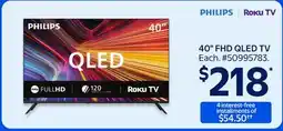 Walmart Philips 40 FHD QLED TV offer