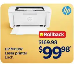 Walmart HP M11OW Laser printer offer