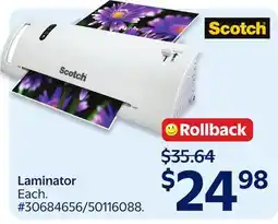 Walmart Laminator offer