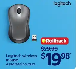 Walmart Logitech wireless mouse offer