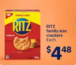 Walmart RITZ family size crackers offer