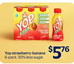 Walmart Yop strawberry-banana offer