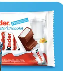 Walmart Kinder Chocolate offer
