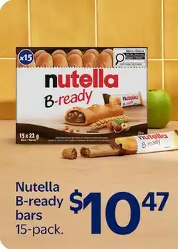Walmart Nutella B-ready bars offer