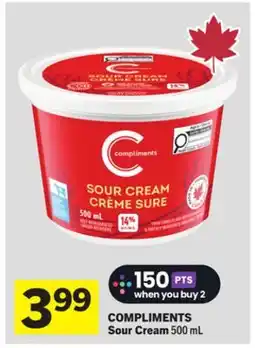 Foodland COMPLIMENTS Sour Cream offer