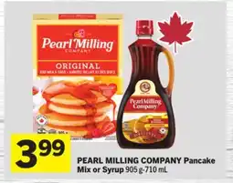 Foodland PEARL MILLING COMPANY Pancake Mix or Syrup offer