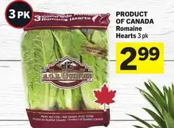 Foodland Romaine Hearts offer