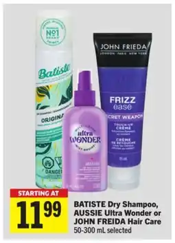 Foodland Dry Shampoo, Ultra Wonder or Hair Care offer