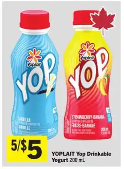 Foodland YOPLAIT Yop Drinkable Yogurt offer