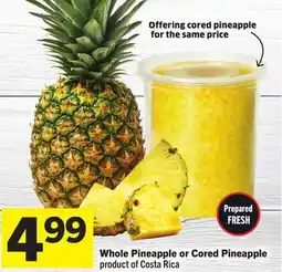 Foodland Whole Pineapple or Cored Pineapple offer