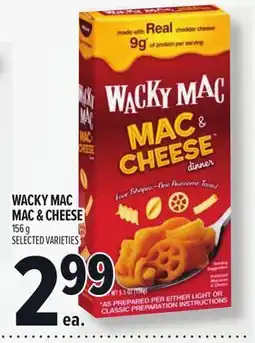 Metro WACKY MAC MAC & CHEESE offer