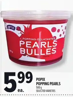 Metro POPIX POPPING PEARLS offer