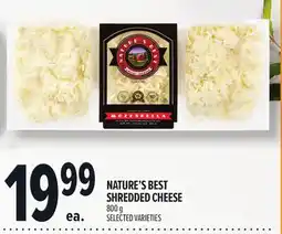 Metro NATURE'S BEST SHREDDED CHEESE offer
