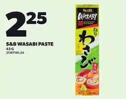 Loblaws S&B WASABI PASTE offer