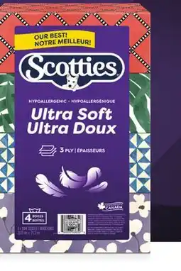 Loblaws SCOTTIES ULTRA SOFT, 4-PACK offer