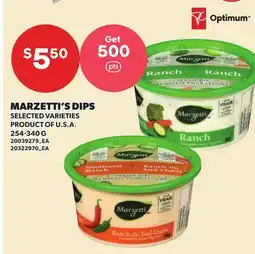 Loblaws MARZETTI'S DIPS offer