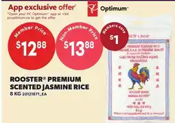 Loblaws ROOSTER PREMIUM SCENTED JASMINE RICE offer