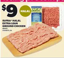 Loblaws SUFRA HALAL EXTRA LEAN GROUND CHICKEN offer