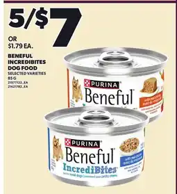 Loblaws BENEFUL INCREDIBITES DOG FOOD offer