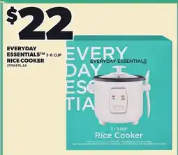 Loblaws EVERYDAY ESSENTIALS 3-6 CUP RICE COOKER offer