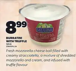 Loblaws BURRATINI WITH TRUFFLE offer