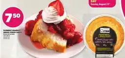 Loblaws FARMER'S MARKET ANGEL FOOD CAKES offer