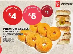 Loblaws PREMIUM BAGELS, 6'S offer