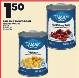 Loblaws TAMAM CANNED BEAN offer