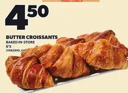 Loblaws BUTTER CROISSANTS, 6'S offer