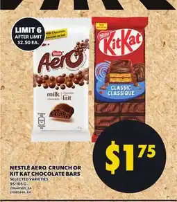 Loblaws NESTLÉ AERO CRUNCH OR KITKAT CHOCOLATE BARS offer
