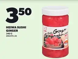 Loblaws HEIWA SUSHI GINGER offer