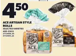 Loblaws ACE ARTISAN STYLE ROLLS offer