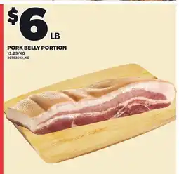 Loblaws PORK BELLY PORTION offer