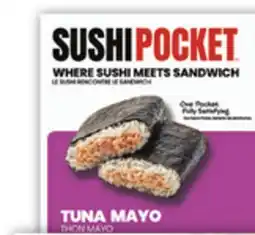 Food Basics SUSHI POCKET SALMON TERIYAKI OR TUNA MAYO offer