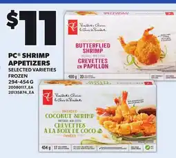 Loblaws PC SHRIMP APPETIZERS offer
