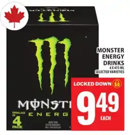 Food Basics MONSTER ENERGY DRINKS offer