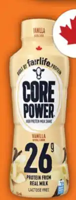 Food Basics CORE POWER LACTOSE FREE PROTEIN MILK SHAKE offer