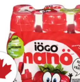Food Basics IÖGO NANO DRINKABLE YOGURT BUBBLES YOGURT GRAB & GO YOGURT offer