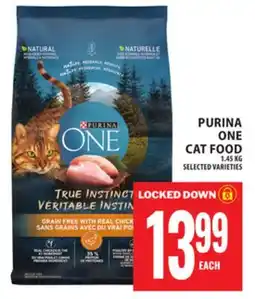 Food Basics PURINA ONE CAT FOOD offer