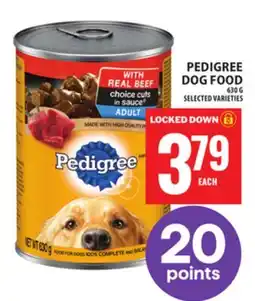 Food Basics PEDIGREE DOG FOOD offer