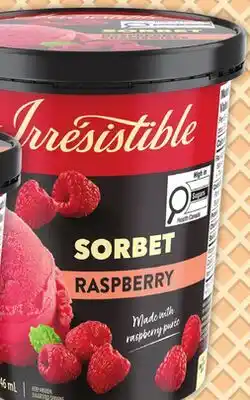 Food Basics IRRESISTIBLE SORBET offer
