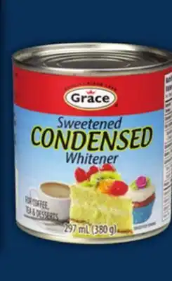 Food Basics GRACE SWEETENED CONDENSED WHITENER 297 ML OR MILI COCONUT MILK 400 ML offer
