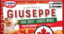 Food Basics DR.OETKER GIUSEPPE RISING CRUST PIZZA offer