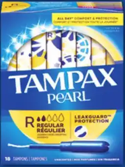 Food Basics ALWAYS ULTRA THIN PADS 20 - 22'S TAMPAX TAMPONS 18'S offer