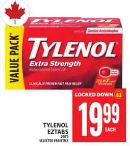 Food Basics TYLENOL EZTABS offer