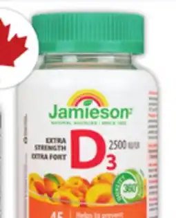 Food Basics JAMIESON VITAMIN B12 OR D3 GUMMIES offer