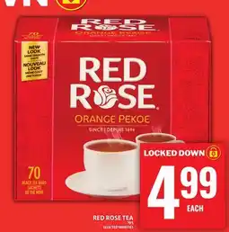 Food Basics RED ROSE TEA offer