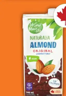 Food Basics LIFE SMART NATURALIA ALMOND BEVERAGE offer
