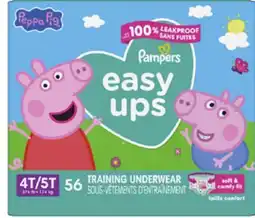 Food Basics PAMPERS EASY UPS TRAINING UNDERWEAR offer