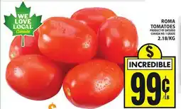 Food Basics ROMA TOMATOES offer